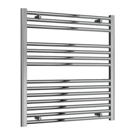  Reina Diva Vertical Flat Heated Towel Rail - Chrome - 800 x 750mm