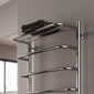 Reina Elvo Designer Heated Towel Rail - Polished Stainless Steel - welovecouk