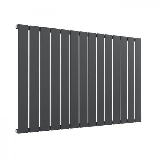  Reina Flat Horizontal Single Designer Radiator - 600 x 1032mm - Anthracite