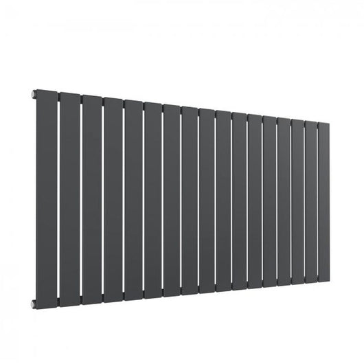  Reina Flat Horizontal Single Designer Radiator - 600 x 1254mm - Anthracite