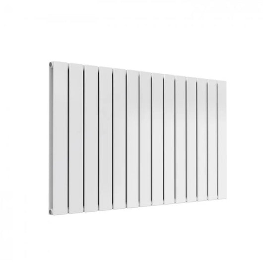  Reina Flat Horizontal Double Designer Radiator - 600 x 1032mm - White