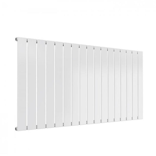  Reina Flat Horizontal Single Designer Radiator - 600 x 1254mm - White