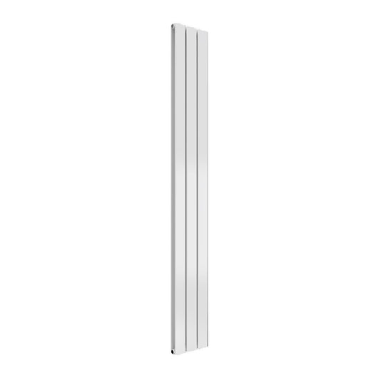  Reina Flat Vertical Mild Steel Double Column Radiator 1600 x 218 - White