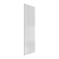 Reina Flat Vertical Mild Steel Double Column Radiator 1800 x 514 - White