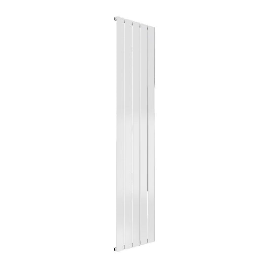  Reina Flat Vertical Mild Steel Single Column Radiator 1600 x 366 - White