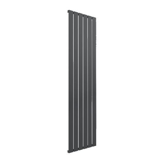  Reina Flat Vertical Mild Steel Single Column Radiator 1600 x 440 - Anthracite