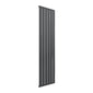 Reina Flat Vertical Mild Steel Single Column Radiator 1600 x 440 - Anthracite