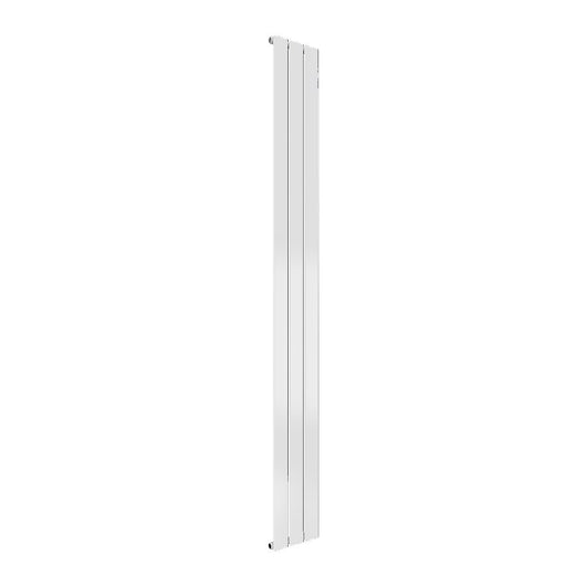  Reina Flat Vertical Mild Steel Single Column Radiator 1800 x 218 - White