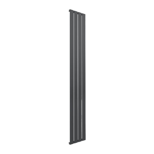  Reina Flat Vertical Mild Steel Single Column Radiator 1800 x 292 - Anthracite