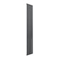 Reina Flat Vertical Mild Steel Single Column Radiator 1800 x 292 - Anthracite