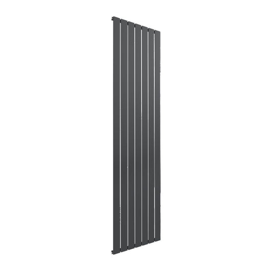  Reina Flat Vertical Mild Steel Single Column Radiator 1800 x 514 - Anthracite