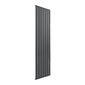 Reina Flat Vertical Mild Steel Single Column Radiator 1800 x 514 - Anthracite
