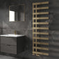 Reina Florina Designer Heated Towel Rail - Brushed Brass - Various Sizes Available
