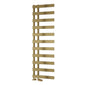 Reina Florina Designer Heated Towel Rail - 1525 x 500mm - Brushed Brass - welovecouk