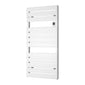 Reina Gia Vertical Electric Designer Heated Towel Rail - 1120 x 550mm - White - welovecouk