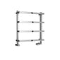 Reina Glora Designer Heated Towel Rail - 555 x 500mm - Chrome - welovecouk