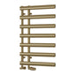 Reina Grace Designer Heated Towel Rail - 780 x 500mm - Brushed Brass