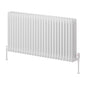 Reina Hedingham Horizontal Designer Column Radiator - 600 x 1175mm - White - welovecouk
