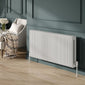 Reina Hedingham Horizontal Designer Column Radiator - 600 x 1265mm - White - welovecouk