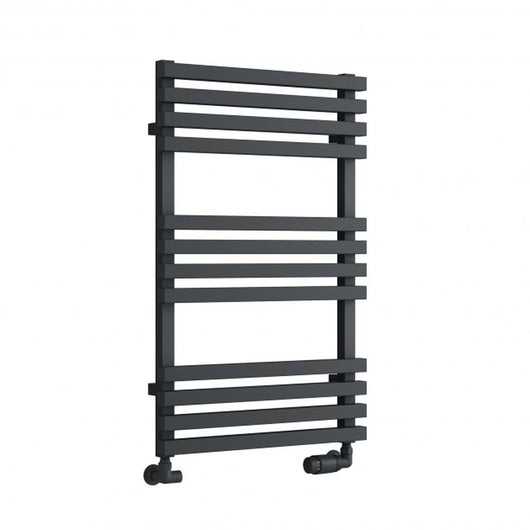  Reina Kale Designer Heated Towel Rail - 816 x 500mm - Anthracite