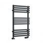Reina Kale Designer Heated Towel Rail - 816 x 500mm - Anthracite - welovecouk