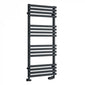 Reina Kale Designer Heated Towel Rail - 1126 x 500mm - Anthracite - welovecouk