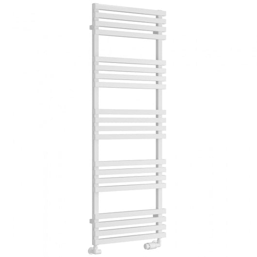  Reina Kale Designer Heated Towel Rail - 1436 x 500mm - White
