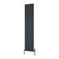 Reina Melvin Vertical Aluminium Radiator - 1800 x 360mm - Anthracite - welovecouk