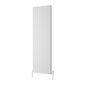 Reina Melvin Vertical Aluminium Radiator - 1800 x 540mm - White - welovecouk