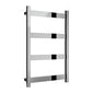 Reina Mina Steel Heated Towel Rail 750 x 480 - Polished - welovecouk