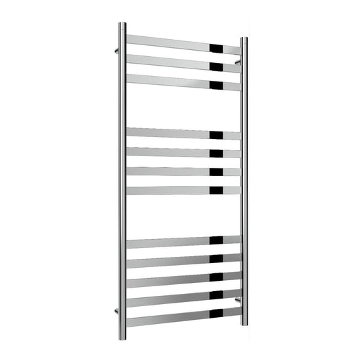  Reina Misa Designer Heated Towel Rail - 1120 x 530mm - Polished Stainless Steel