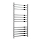 Reina Misa Designer Heated Towel Rail - 1120 x 530mm - Polished Stainless Steel - welovecouk