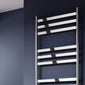 Reina Misa Designer Heated Towel Rail - 1450 x 530mm - Polished Stainless Steel - welovecouk