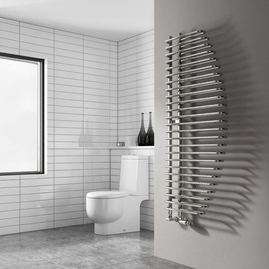  Reina Nola Vertical Steel Heated Towel Rail 1400 x 600 - welovecouk