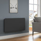 Reina Odet Horizontal Electric Ceramic Core WiFi Radiator - 500 x 990mm - Anthracite - welovecouk