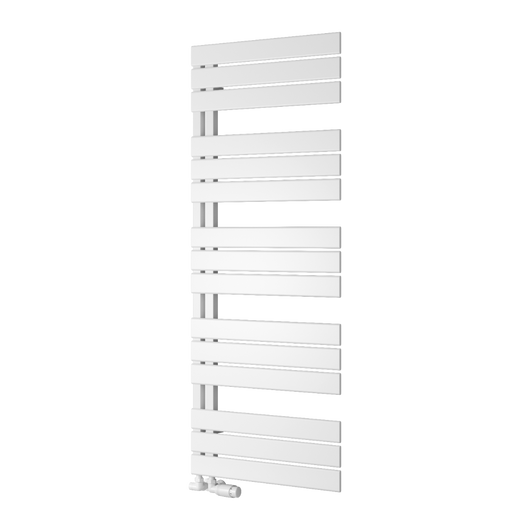  Reina Pettino Vertical Flat Panel Heated Towel Rail - 1424 x 550mm - White