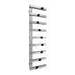 Reina Piazza Designer Heated Towel Rail - 1670 x 500mm - Polished Stainless Steel - welovecouk