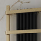 Reina Regina Vertical Designer Radiator Towel Rail - 1200 x 550mm - Gold & Black - welovecouk
