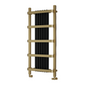 Reina Regina Vertical Designer Radiator Towel Rail - 1200 x 550mm - Gold & Black - welovecouk