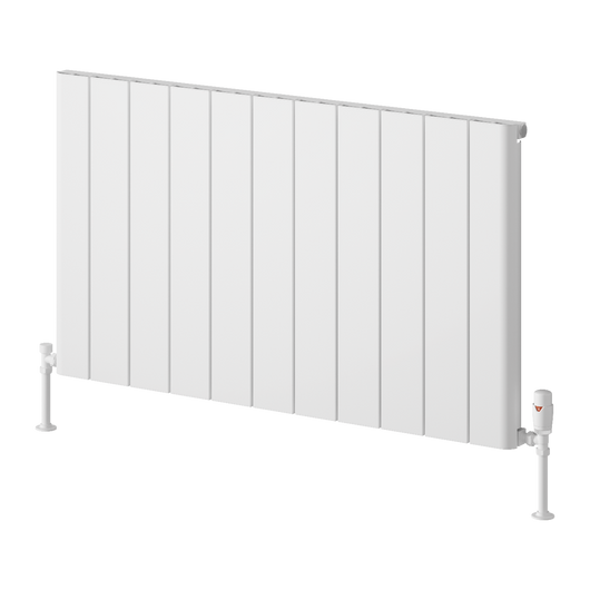  Reina Resia Horizontal Aluminium Radiator - 600 x 1040mm - White