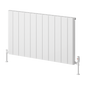 Reina Resia Horizontal Aluminium Radiator - 600 x 1040mm - White - welovecouk