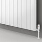 Reina Resia Horizontal Aluminium Radiator - 600 x 1420mm - White - welovecouk