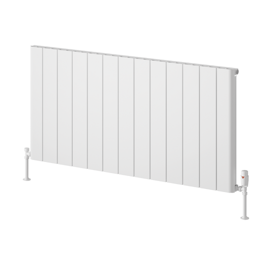  Reina Resia Horizontal Aluminium Radiator - 600 x 1230mm - White