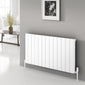 Reina Resia Horizontal Aluminium Radiator - 600 x 1420mm - White - welovecouk