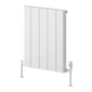 Reina Resia Horizontal Aluminium Radiator - 600 x 470mm - White - welovecouk