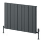 Reina Resia Horizontal Aluminium Radiator - 600 x 850mm - Anthracite - welovecouk