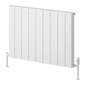 Reina Resia Horizontal Aluminium Radiator - 600 x 850mm - White - welovecouk