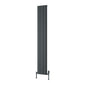 Reina Resia Vertical Aluminium Radiator - 1800 x 280mm - Anthracite - welovecouk