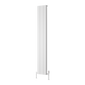 Reina Resia Vertical Aluminium Radiator - 1800 x 280mm - White - welovecouk