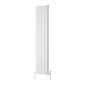 Reina Resia Vertical Aluminium Radiator - 1800 x 375mm - White - welovecouk